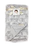 Blankets & Beyond赤ちゃんのライトグレー30 " x 30 "豪華なPlush Blanket