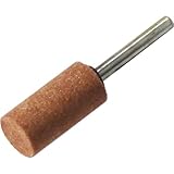 ヤナセ 軸付砥石 WA (赤) 円筒型 【6mm軸】 φ19×38×6#60 WA19C