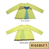 【SiShuNon/Kiccoly】フラワー プリント水玉リボンTシャツ キッコリー 80 6 イエロー