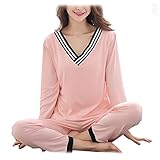 Spinas(スピナス) マタニティ ウェア パジャマ 授乳口付き 綿 産前産後 セットアップ ピンク