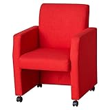 クロシオ ネクストソファ レッド キャスター付きソファ 071505