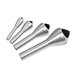 4本入り 面取りドリルビット 面取りチゼルドリルビット 高速度鋼製　面取りカッター　穴開タイプ　バリ取り