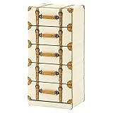 チェスト 5段 タンス 収納家具 アイボリー