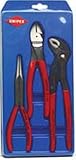 Knipex Tools Lp 002008US2-267487 3 Piece Pliers Set of Needle Cobra and Cutters by Knipex