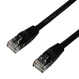 MCO カテゴリ6A スタンダードLANケーブル 1m （ブラック） TWC-6A01BK