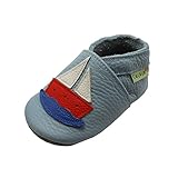 Sayoyoベビーヨットソフトソールレザー幼児用、幼児用靴 US サイズ: 12-18 Months/6.5-7 M US Toddler カラー: ブルー