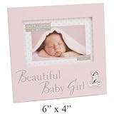 Baby Girl Photo Frame New Born Christening Gift Present by Juliana