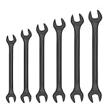 Neiko 03127A 6 Piece Black-Oxide Jumbo SAE Angle Wrench Set [並行輸入品]