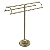 Allied Brass TS-30-ABR Free Standing Double Arm Towel Holder, [並行輸入品]