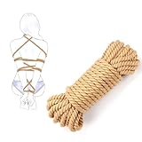 WDOPEN S M 拘束ロープ 束縛プレイ 束縛具 ロープ 夫婦 調教 強制 刺激 sm拘束グッズ コスプレ道具 柔らかい綿ロープ 初心者 女性とカップル用 (15M)