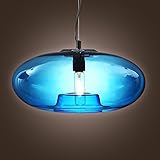 Lightinthebox® Vintage Glass Pendant Light in Blue Bubble Modern Design, Mini Style Ceiling Light Fi