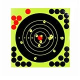 HOUSON 粘着式ターゲットステッカー 20枚入り 射撃ターゲットスティック 粘着式 20cm×20cm