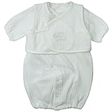 《年間定番》Babbun(バブーン)(日本製) ソフトキルトベスト付きコンビドレス 50cm~60cm/OW NO.KK-31-5616