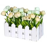 人工花の配置部屋のコンポーネントウッドフェンス花の装飾-B06