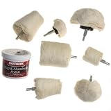 Anytime Tools 8 pc Drill POLISHER POLISH BUFFER KIT with MOTHERS Mag & Aluminum Polish [並行輸入品]
