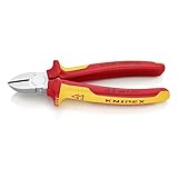 KNIPEX(クニペックス) 絶縁1000V電工ニッパー 180mm 7006180