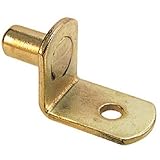Slide-Co 241939 Shelf Support Peg 1/4-Inch Brass Plated Metal(Pack of 8) [並行輸入品]