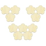 Yihiro 木材チップ 直径80mm DIY木工芸 カットアウト ウッドサークル 結婚式 パーティー 撮影用 小物 カード 装飾 工芸品 DIY 50個入