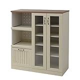 山善(YAMAZEN) レンジ台 幅105 FARW-1210(WW) ホワイトウォッシュ