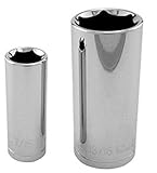 K-T Industries 3/8 Drive 6-Point Deep Socket 9/16 [並行輸入品]