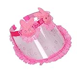 夏の太陽の帽子女の子の屋外弾力のある髪のフープの帽子太陽のビーチの帽子なしトップ