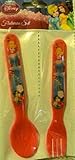 Disney Princess Children Eating Cutlery Set [Fork (1) and Spoon (1)] by Disney Princess