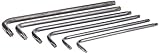 アレン023-56900 765 6PC。長い腕トルクスキーセットT10 T15 T20