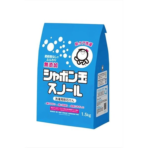 Amazon.co.jp: シャボン玉 スノール 紙袋 2.1kg(無添加石鹸