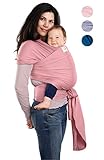 babywaybeラップスリングキャリアfor Infants、完璧新生児 – シャワーギフト – 通気性ソフト伸縮性キャリア – 安全、簡単に使用 – 4 - in - 1 :ソフトキャリア、ベビー