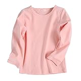 Karchi 子供服 ボトムシャツ 長袖 しっかり 無地 鮮やか 素敵 色物 ハイクオリティー 女の子 男の子 秋冬 12色選べる 90 100 110 120 130 安値 ルームウェア 寝間着 ミ