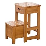 踏み台 ステップチェア 便利収納 木製踏み台 KH-1100