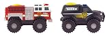 Tonka Climbovers Vehicle Fire Truck and Police SUV (2 Pack) [並行輸入品]