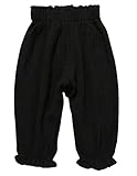 Plus Nao(プラスナオ) 子供用 ロングパンツ バルーンパンツ かぼちゃパンツ アラジンパンツ ハーレムパンツ ゆったりめ ルーズ 長ズボン ボ 90 ブラック