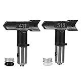 B Blesiya タングステン鋼エアレススプレーガン　噴霧器　塗装用具　ノズル用　513/ 411用　操作が簡単