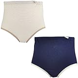 アビックス マミールナ マタニティショーツ2枚セット M-L グレー&ネイビー リブ 761373