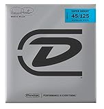 JIM DUNLOP (ジムダンロップ) 5弦ベース弦 DBMMS45125 Marcus Miller Super Bright Bass Strings Set