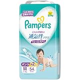パンパース 【パンツ Mサイズ】 オムツ 通気性プラス (5~12kg) 54枚