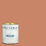 Prestige Paints Exterior 1つでペイント、プライマー、1-gallon、フラット、Comparable一致のBehr Kalahariサンセット 1 Gallon P100-D