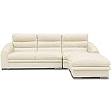 カウチソファ 本革 ソファー san-473 ホワイト