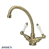【JODEN】キッチンスタンダードCL（アンティークブラス） キッチン用2レバー混合栓 クラシック水栓 2PLVA
