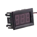 ラブ 2 ワイヤー 0.56「LED ミニ デジタル電圧計 60 500 v Ac ブルー LED デジタル電圧計電圧パネル ・ メーター//60-500 v AC LED デジタル電圧計の AC 2