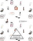 Notebook: Dot-Grid, Graph, Lined, Blank No Lined: Perfume and Mac: Pocket Notebook Journal Diary, 110 Pages, 8" X 10" (Blank Notebook Journal)