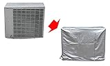 PVC Outdoor Air Conditioner Cover エアコン室外機カバー 防水 外屋外 雨守ります (E)