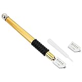 KISENG 超硬オイル硝子切り 替刃付き ガラスカッター 簡単切断 切断工具 オイル補給 切断板厚：3～15mm