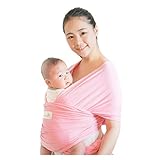 Classic Cotton Baby Wrap - SOFTER and STURDIER Proprietary Fabric, by Beechtree Baby (Pink) by Beech