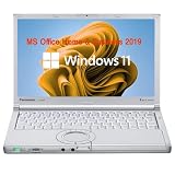 【整備済み品】【12型】Pana sonic ノートPC CF-NX4 / Windows 11 Pro（日本語OS） / MS Office H&B 2019 / Core i7-5500U / wajunのWIFI/Bluetooth/HDMI/USキーボード / 4GB / 512GB SSD