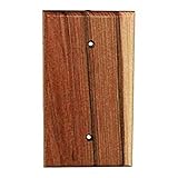 Sierra Lifestyles Traditional Switch Plate, 1 Blank, Rustic Switch Plate Hickory by Sierra Lifestyle