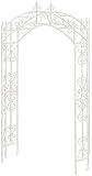 アイアンローズアーチ 幅139cm×奥行41cm×高さ232cm アンティークホワイト PL-ARA232WHT