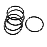 uxcell ゴム製Oリング　ゴム製ブラック　フレキシブル　　30 x 2mm　5個入り