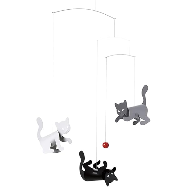Amazon.co.jp: FLENSTED MOBILES 409 Feline Cats, Cats/Cats